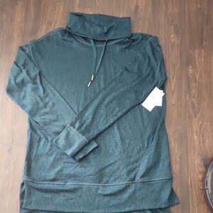 Dark Green Turtleneck Sweater